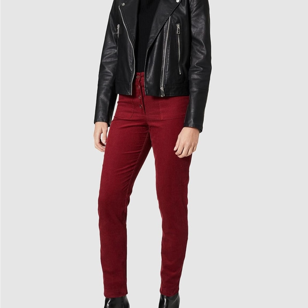 NWT People Tree Burgundy Corduroy Pants